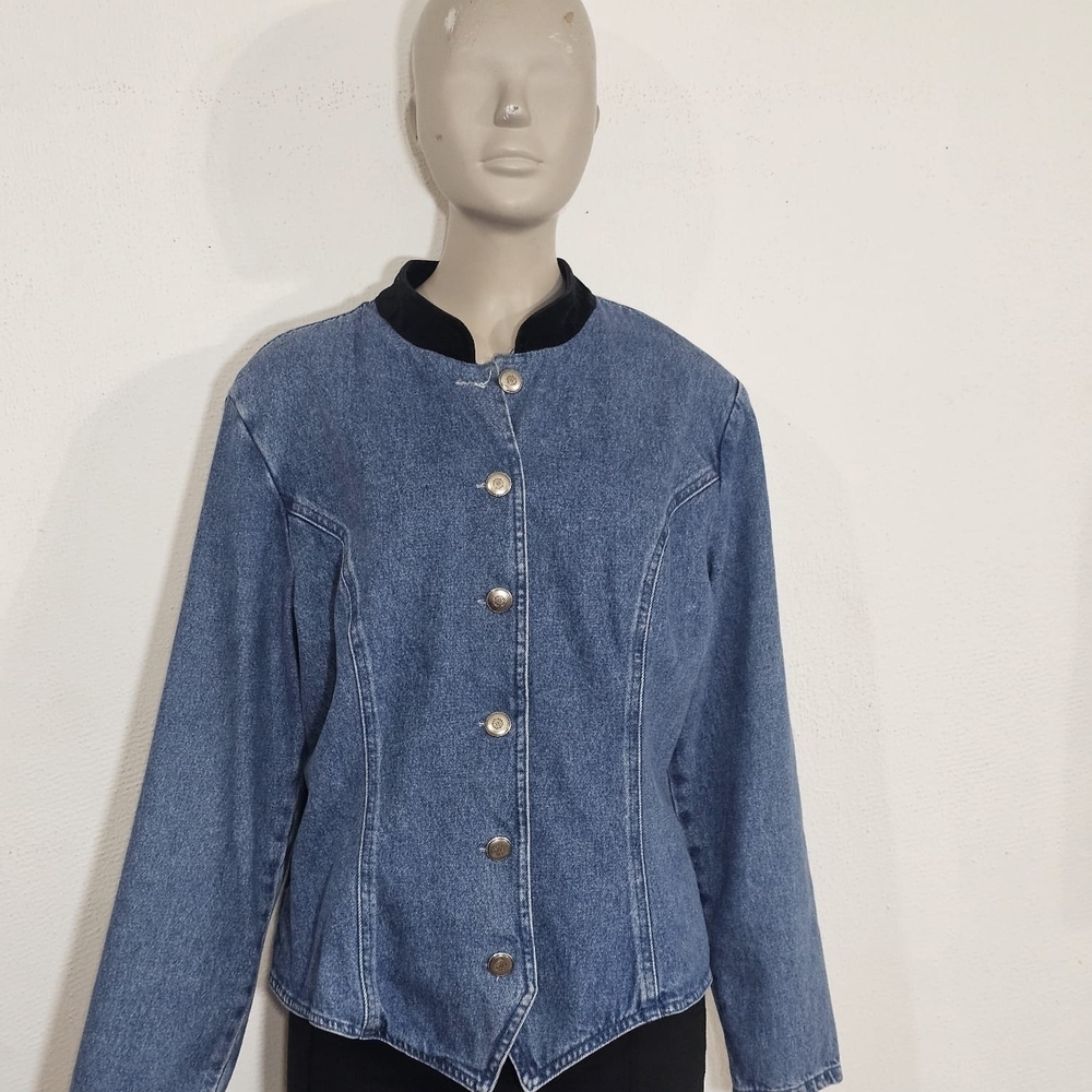 Stonebridge Women's Blue Denim Jacket View 2